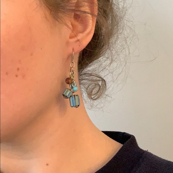 💚💙Blue and green dangles - Picture 2 of 2